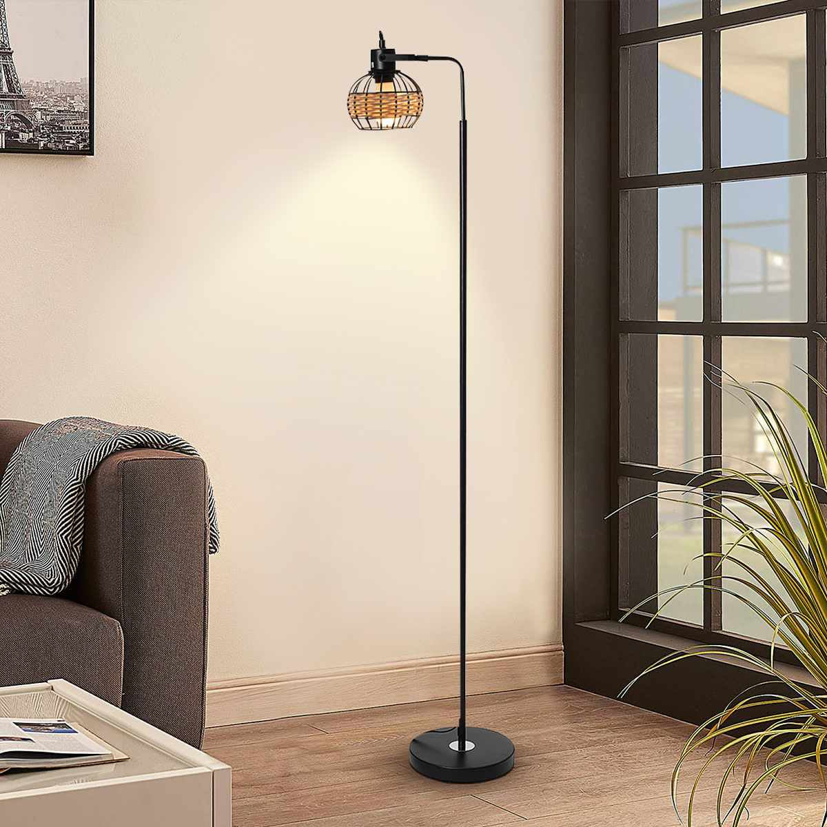 Rattan Floor Lamp | DOTCH - Moralgardenlab, Floor Lamps, moralgardenlab,, Moralgardenlab, moralgardenlab.com