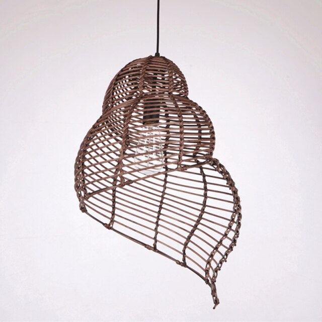 Rattan Shell Pendant Light | COQUILL - Moralgardenlab, Pendant Lights, moralgardenlab,, Moralgardenlab, moralgardenlab.com