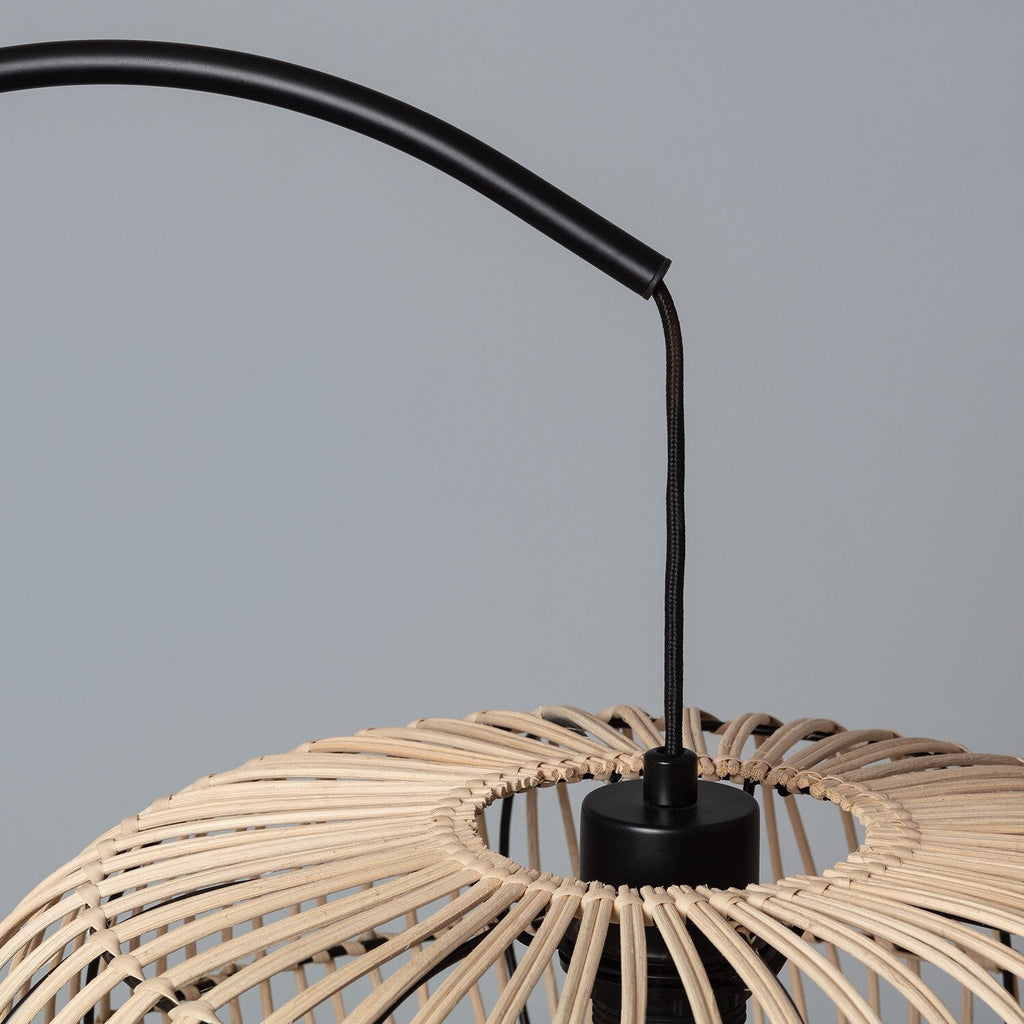 Rattan Floor Lamp | Clear - Moralgardenlab, Floor Lamps, moralgardenlab,, Moralgardenlab, moralgardenlab.com