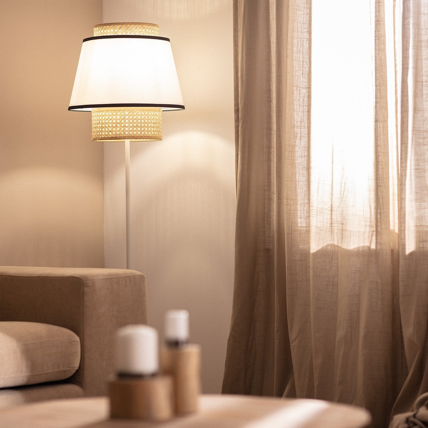 Rattan Floor Lamp | ALITTA - Moralgardenlab, Floor Lamps, moralgardenlab,, Moralgardenlab, moralgardenlab.com