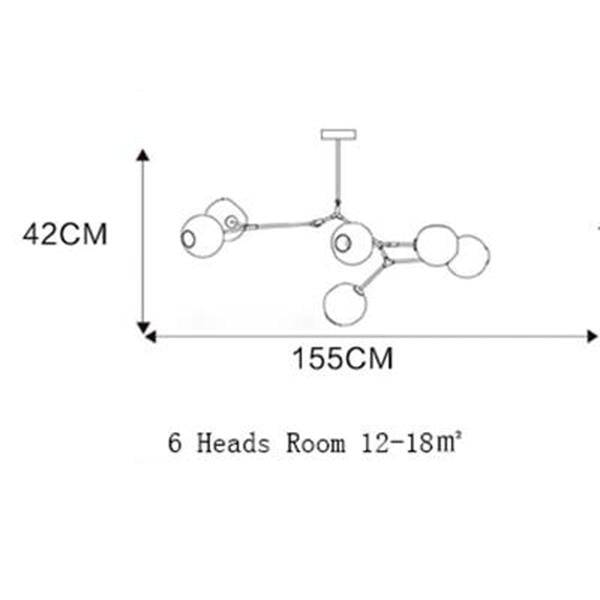 Designer LED Chandelier | BEAN