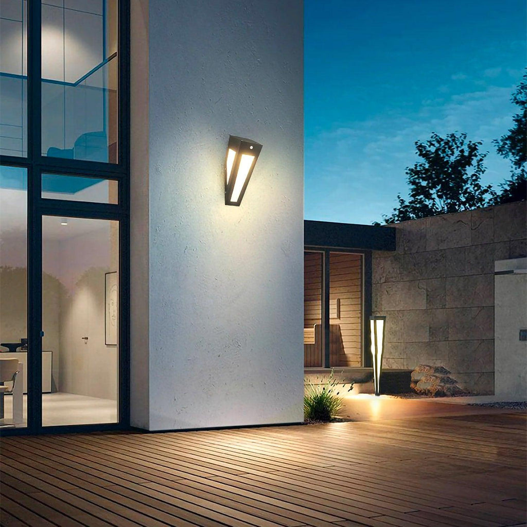 Outdoor Wall Light | ADIB - Moralgardenlab, Outdoor Wall Light, moralgardenlab, Outdoor Wall Light, Wall Lights outdoor, Wall Lights in Metal, Wall Lights in Glass, Wall Lights outdoor, LED Wall Lights, Wall Lights solaires, Colour_Black, Lighting outdoor, Material_Steel/Alu, Room_Outdoor, Prix_100€-199€, Style_Chalet, Style_Contemporain, Size_Petit (<40cm), Moralgardenlab, moralgardenlab.com