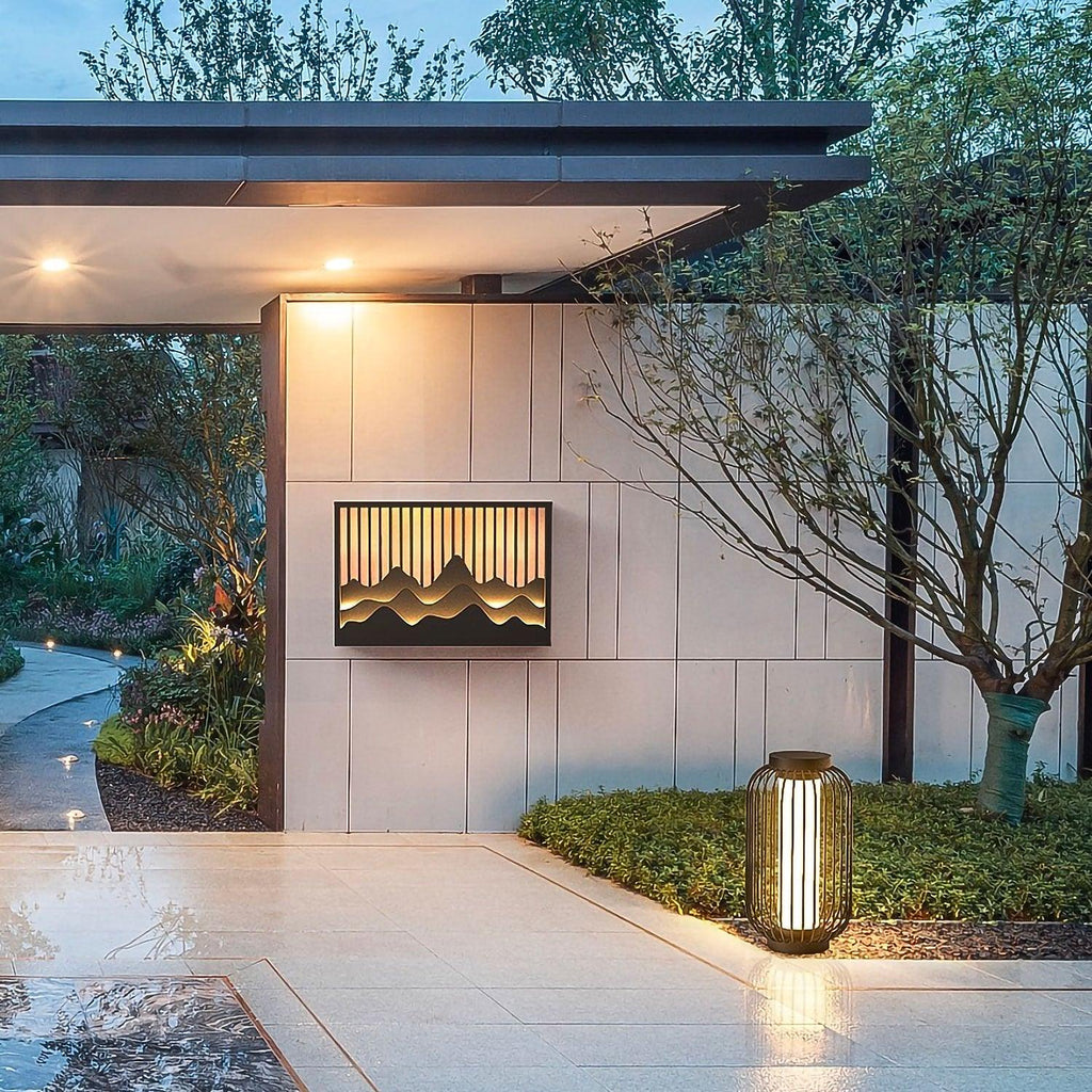 Outdoor Wall Light | BARNARD - Moralgardenlab, Outdoor Wall Light, moralgardenlab, Outdoor Wall Light, Wall Lights outdoor, Wall Lights in Metal, Wall Lights outdoor, LED Wall Lights, Modern Wall Lights, Colour_Grey, Colour_Black, Lighting outdoor, Material_Steel/Alu, Room_Outdoor, Prix_100€-199€, Prix_200€-299€, Style_Contemporain, Style_Ethnique, Size_Moyen (de 41cm to 80cm), Size_Petit (<40cm), Moralgardenlab, moralgardenlab.com