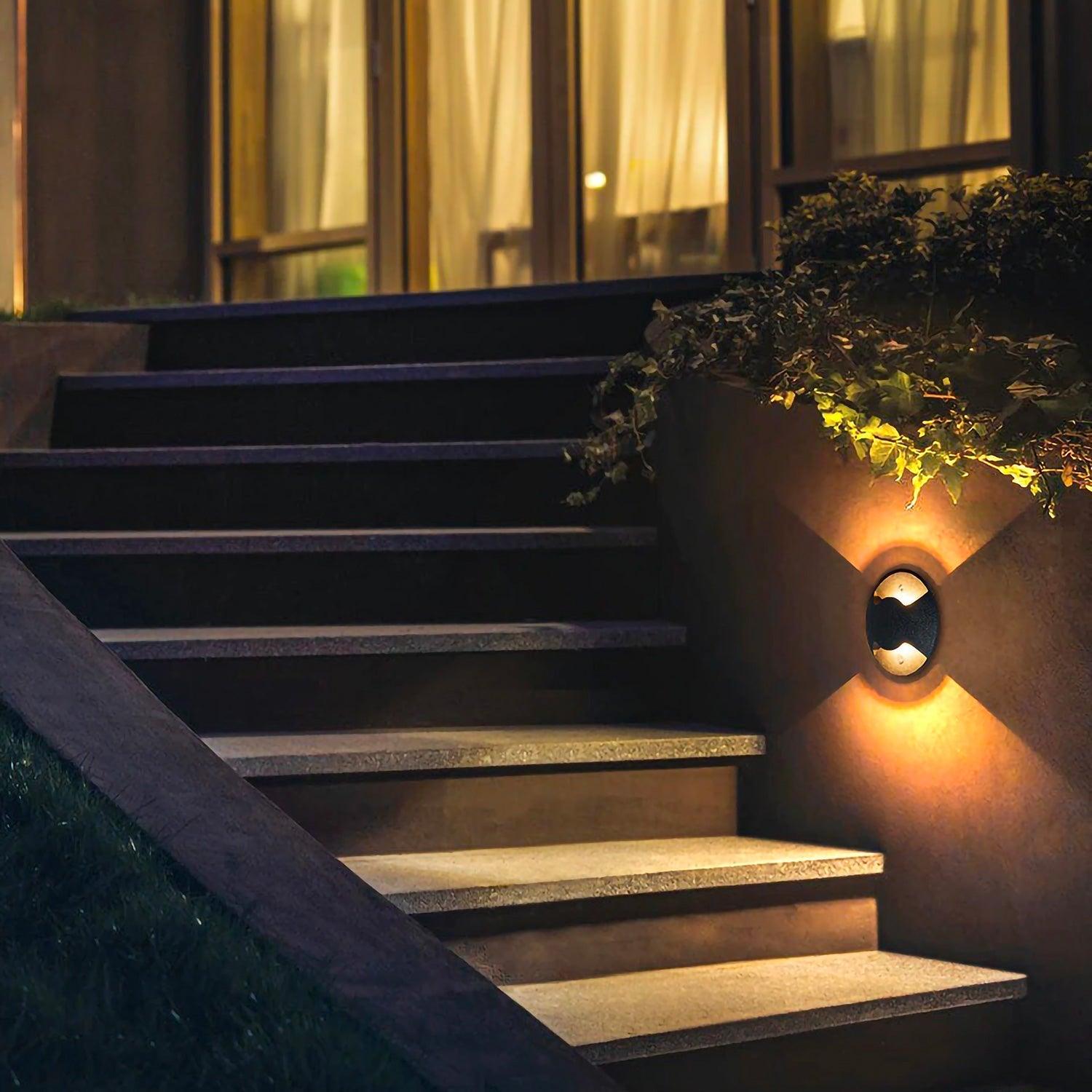 Outdoor Wall Light | GOMELZA - Moralgardenlab, Outdoor Wall Light, moralgardenlab, Outdoor Wall Light, Wall Lights outdoor, Designer Wall Lights, Wall Lights in Metal, LED Wall Lights, Modern Wall Lights, Colour_Black, Lighting outdoor, Material_Steel/Alu, Room_Outdoor, Prix_0€-99€, Spotlights LED, Style_Contemporain, Size_Petit (<40cm), Type de Spotlight_Recessed, Moralgardenlab, moralgardenlab.com