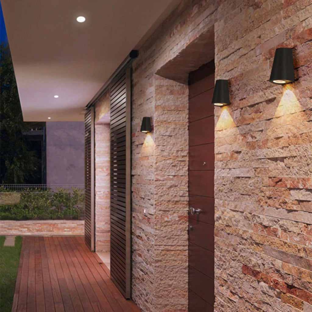 Outdoor Wall Light | NUSAKAN - Moralgardenlab, Outdoor Wall Light, moralgardenlab, Outdoor Wall Light, Wall Lights outdoor, Designer Wall Lights, Wall Lights outdoor, LED Wall Lights, Modern Wall Lights, Colour_Grey, Colour_Black, Lighting outdoor, Material_Steel/Alu, Room_Outdoor, Prix_100€-199€, Style_Contemporain, Size_Petit (<40cm), Moralgardenlab, moralgardenlab.com