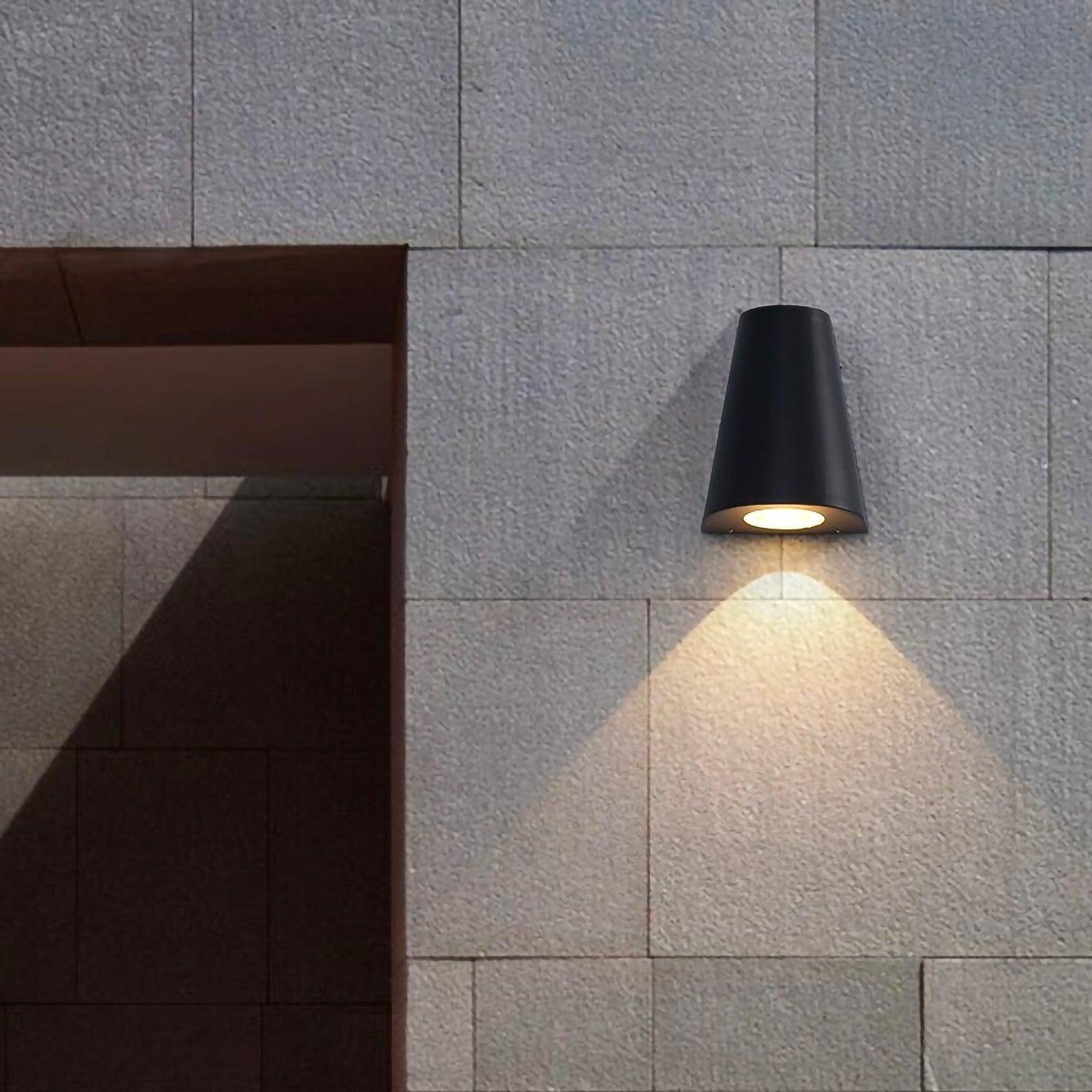 Outdoor Wall Light | NUSAKAN - Moralgardenlab, Outdoor Wall Light, moralgardenlab, Outdoor Wall Light, Wall Lights outdoor, Designer Wall Lights, Wall Lights outdoor, LED Wall Lights, Modern Wall Lights, Colour_Grey, Colour_Black, Lighting outdoor, Material_Steel/Alu, Room_Outdoor, Prix_100€-199€, Style_Contemporain, Size_Petit (<40cm), Moralgardenlab, moralgardenlab.com