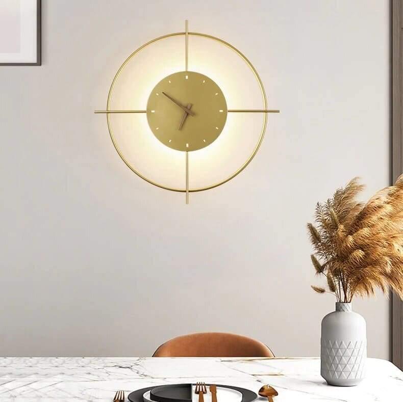Wall Light | CLOCK - Moralgardenlab, Wall Light, moralgardenlab, Wall Light, Office, Bedroom, Hallway, Kitchen, design, Gold, Escalier, Modern, Wall, Wall, Black, Original, Bathroom, Dining Room, Living Room, Scandinavian, Moralgardenlab, moralgardenlab.com