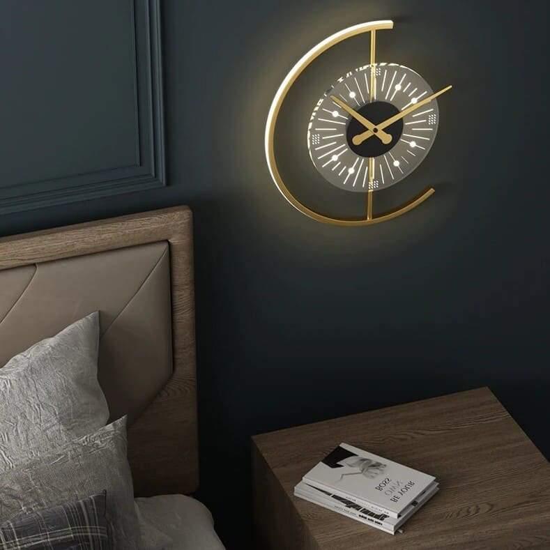 Wall Light | CLOCK - Moralgardenlab, Wall Light, moralgardenlab, Wall Light, Office, Bedroom, Hallway, Kitchen, design, Gold, Escalier, Modern, Wall, Wall, Black, Original, Bathroom, Dining Room, Living Room, Scandinavian, Moralgardenlab, moralgardenlab.com