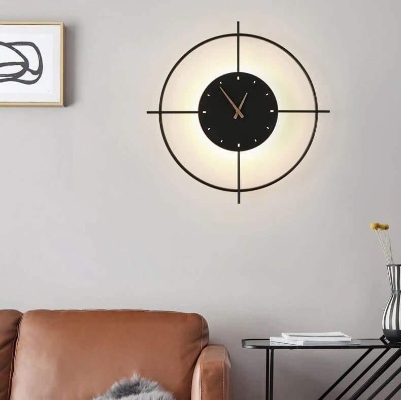 Wall Light | CLOCK - Moralgardenlab, Wall Light, moralgardenlab, Wall Light, Office, Bedroom, Hallway, Kitchen, design, Gold, Escalier, Modern, Wall, Wall, Black, Original, Bathroom, Dining Room, Living Room, Scandinavian, Moralgardenlab, moralgardenlab.com