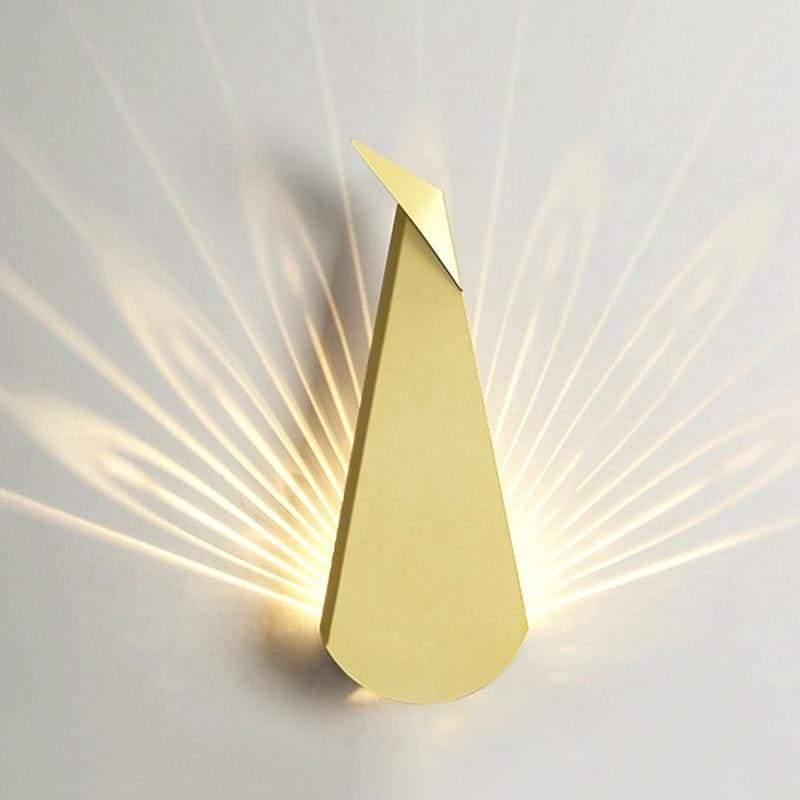 Wall Light | PEACOCK - Moralgardenlab, Wall Light, moralgardenlab, Animal, Wall Light, White, Office, Bedroom, Hallway, Kitchen, design, Gold, Escalier, Modern, Black, Original, Bathroom, Dining Room, Living Room, Moralgardenlab, moralgardenlab.com