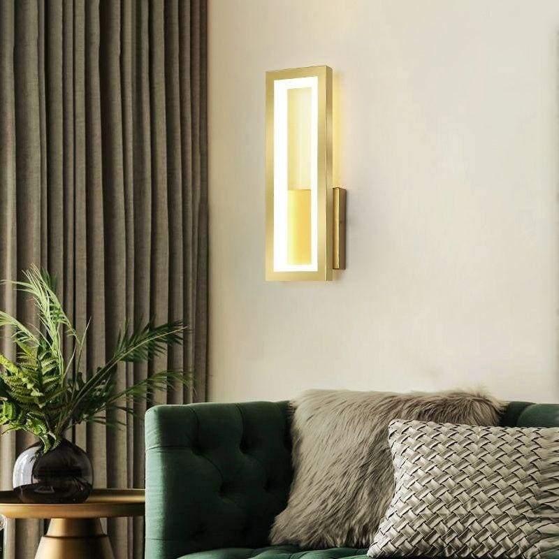Wall Light | RECTANGLE - Moralgardenlab, Wall Light, moralgardenlab, Wall Light, White, Office, Bedroom, Hallway, Kitchen, design, Gold, Modern, Wall, Wall, Black, Bathroom, Dining Room, Living Room, Moralgardenlab, moralgardenlab.com