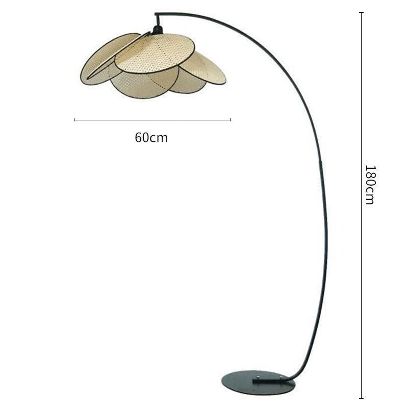 Rattan Floor Lamp | ALMA - Moralgardenlab, Floor Lamps, moralgardenlab,, Moralgardenlab, moralgardenlab.com