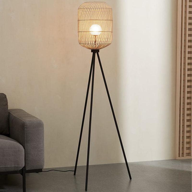 Rattan Floor Lamp | ROYA - Moralgardenlab, Floor Lamps, moralgardenlab,, Moralgardenlab, moralgardenlab.com