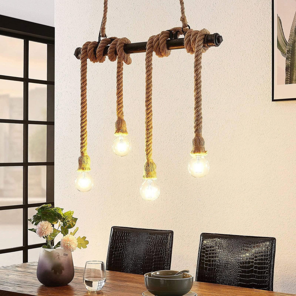 Hanging Lamp | Rope - Moralgardenlab, Hanging Lamp, moralgardenlab, Office, Kitchen, Industrial, lighting, Original, Dining Room, Living Room, Pendant Light, Designer Pendant Lights, Pendant Lights in Bamboo, Pendant Lights in Wood, Pendant Lights in Rattan, Industrial Pendant Lights, Pendant Lights Dining Room, Pendant Lights Living Room, Pendant Lights vintage, vintage, Moralgardenlab, moralgardenlab.com