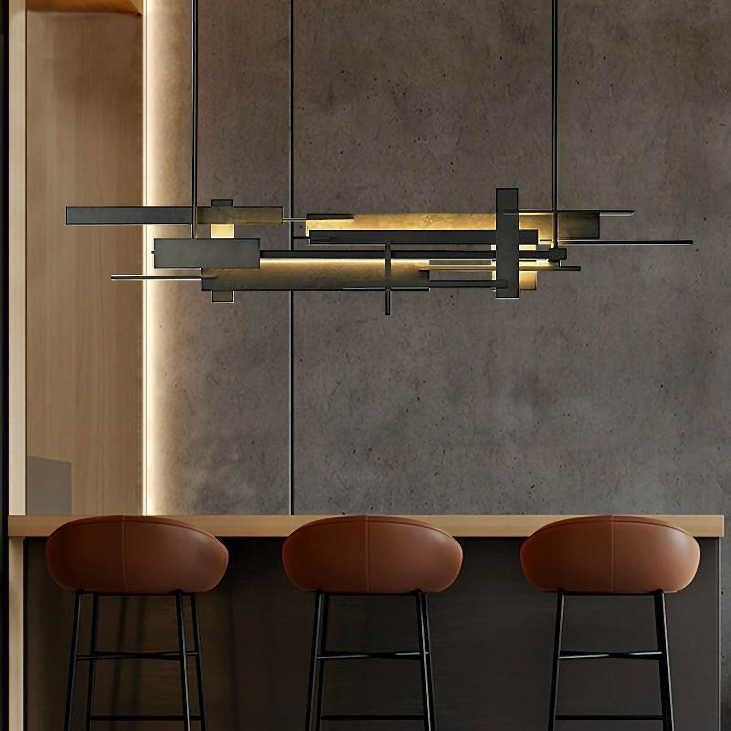 Unique Piece | Pendant Light | AGÉNA - Moralgardenlab, Unique Pieces, moralgardenlab, Colour_Grey, Colour_Black, Indoor Lighting, Material_Steel/Alu, Room_Bedroom, Room_Kitchen, Room_Dining Room, Room_Living Room, Room_Living_Room, Prix_0€-999€, Prix_1000€-1999€, Prix_2000€-2999€, Prix_3000€-3999€, Style_Contemporain, Size_Grand (>100cm), Size_Moyen (51cm to 100cm), Moralgardenlab, moralgardenlab.com