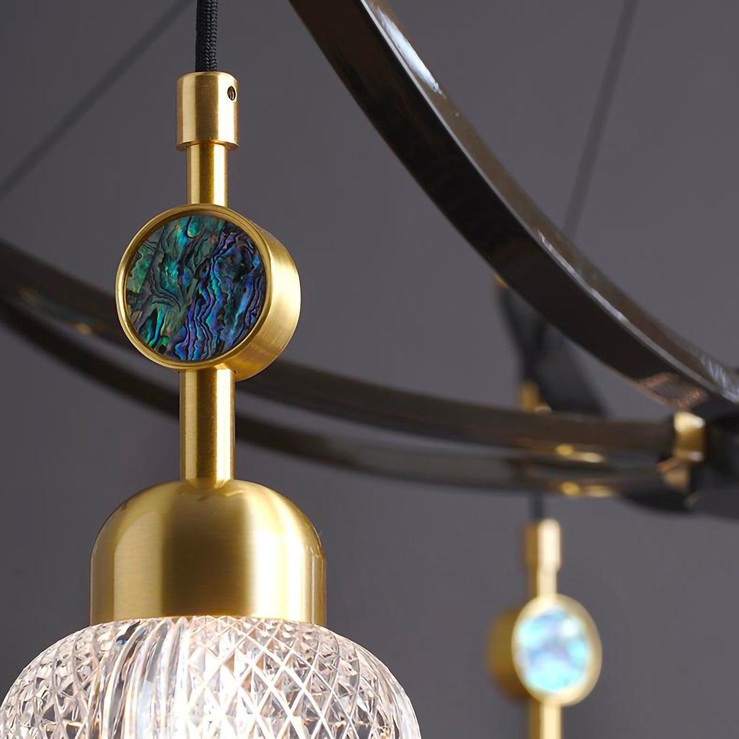 Unique Piece | Pendant Light | BÉLÉNOS - Moralgardenlab, Unique Pieces, moralgardenlab, Colour_Multicolore, Indoor Lighting, Material_Steel/Alu, Material_Crystal, Room_Bedroom, Room_Kitchen, Room_Dining Room, Room_Living Room, Room_Living_Room, Unique Pieces, Prix_1000€-1999€, Prix_2000€-2999€, Style_Baroque, Style_Haussmannien, Size_Moyen (51cm to 100cm), Moralgardenlab, moralgardenlab.com