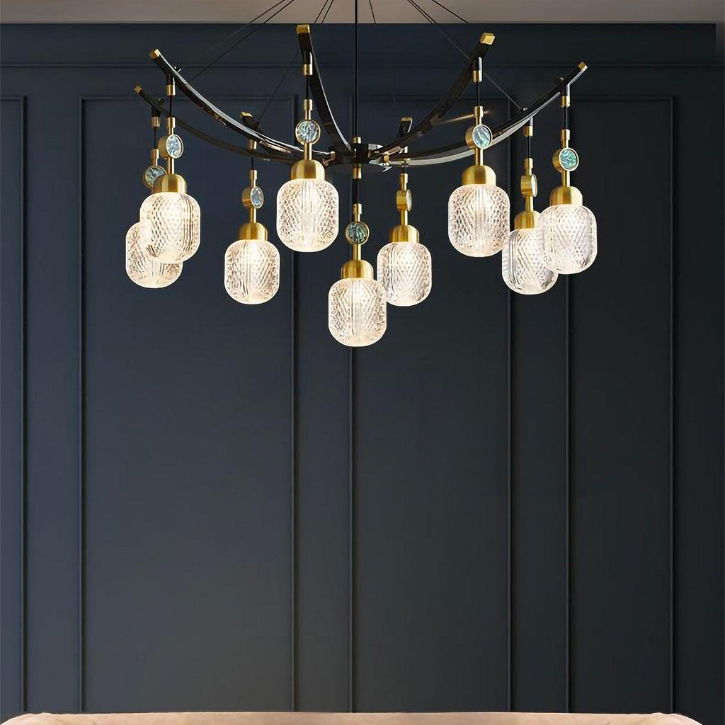Unique Piece | Pendant Light | BÉLÉNOS - Moralgardenlab, Unique Pieces, moralgardenlab, Colour_Multicolore, Indoor Lighting, Material_Steel/Alu, Material_Crystal, Room_Bedroom, Room_Kitchen, Room_Dining Room, Room_Living Room, Room_Living_Room, Unique Pieces, Prix_1000€-1999€, Prix_2000€-2999€, Style_Baroque, Style_Haussmannien, Size_Moyen (51cm to 100cm), Moralgardenlab, moralgardenlab.com