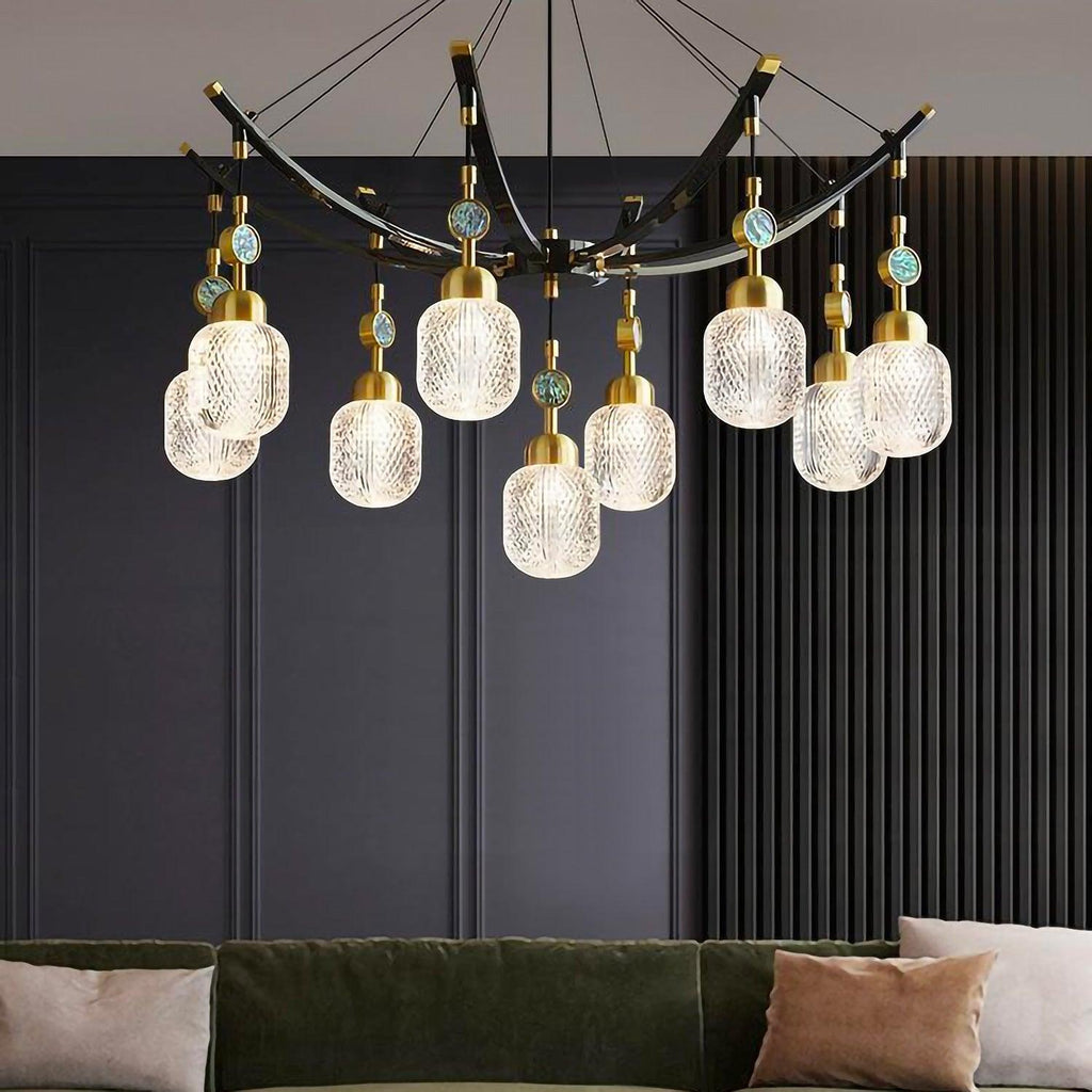 Unique Piece | Pendant Light | BÉLÉNOS - Moralgardenlab, Unique Pieces, moralgardenlab, Colour_Multicolore, Indoor Lighting, Material_Steel/Alu, Material_Crystal, Room_Bedroom, Room_Kitchen, Room_Dining Room, Room_Living Room, Room_Living_Room, Unique Pieces, Prix_1000€-1999€, Prix_2000€-2999€, Style_Baroque, Style_Haussmannien, Size_Moyen (51cm to 100cm), Moralgardenlab, moralgardenlab.com