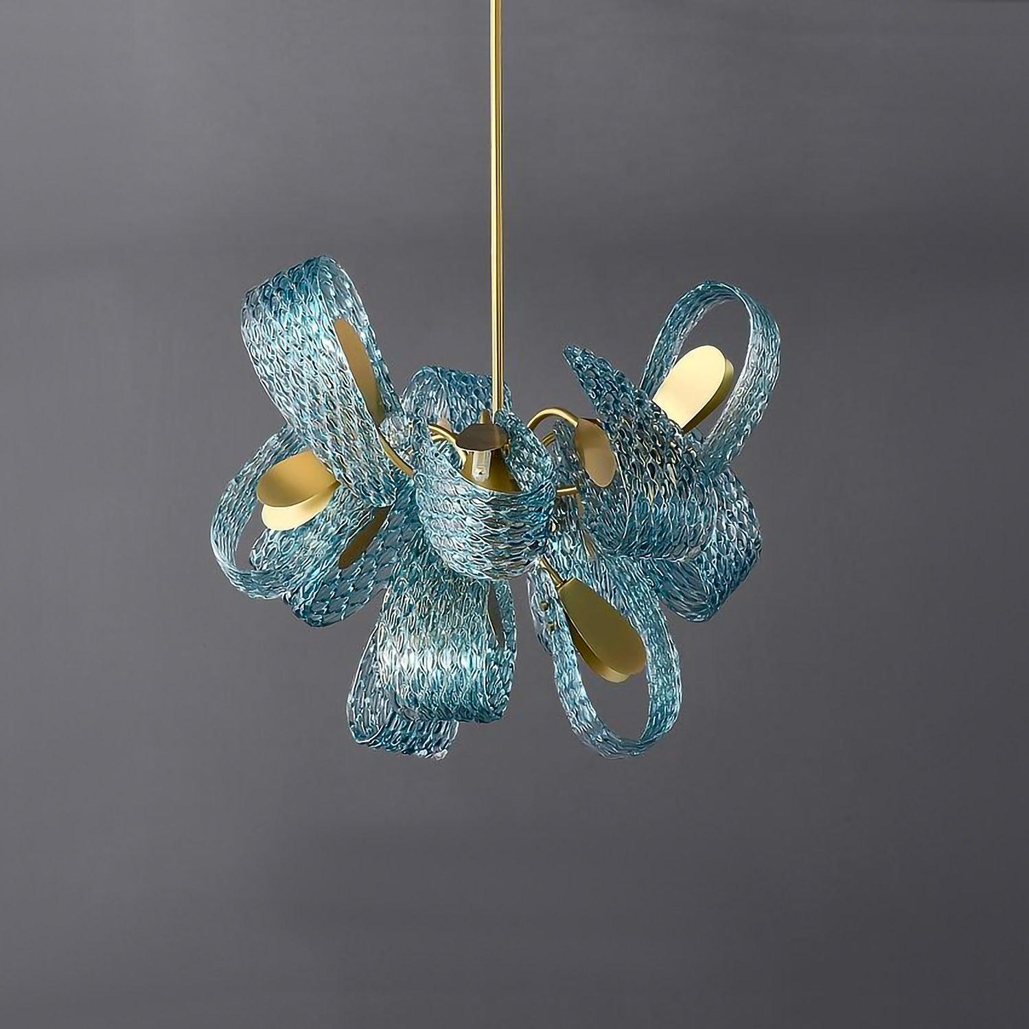 Unique Piece | Pendant Light | MISAM - Moralgardenlab, Unique Pieces, moralgardenlab, Colour_Blue, Colour_Gold, Indoor Lighting, Material_Brass, Material_Glass, Room_Bedroom, Room_Kitchen, Room_Dining Room, Room_Living Room, Room_Living_Room, Unique Pieces, Prix_1000€-1999€, Style_Art decor, Style_vintage, Size_Moyen (51cm to 100cm), Moralgardenlab, moralgardenlab.com