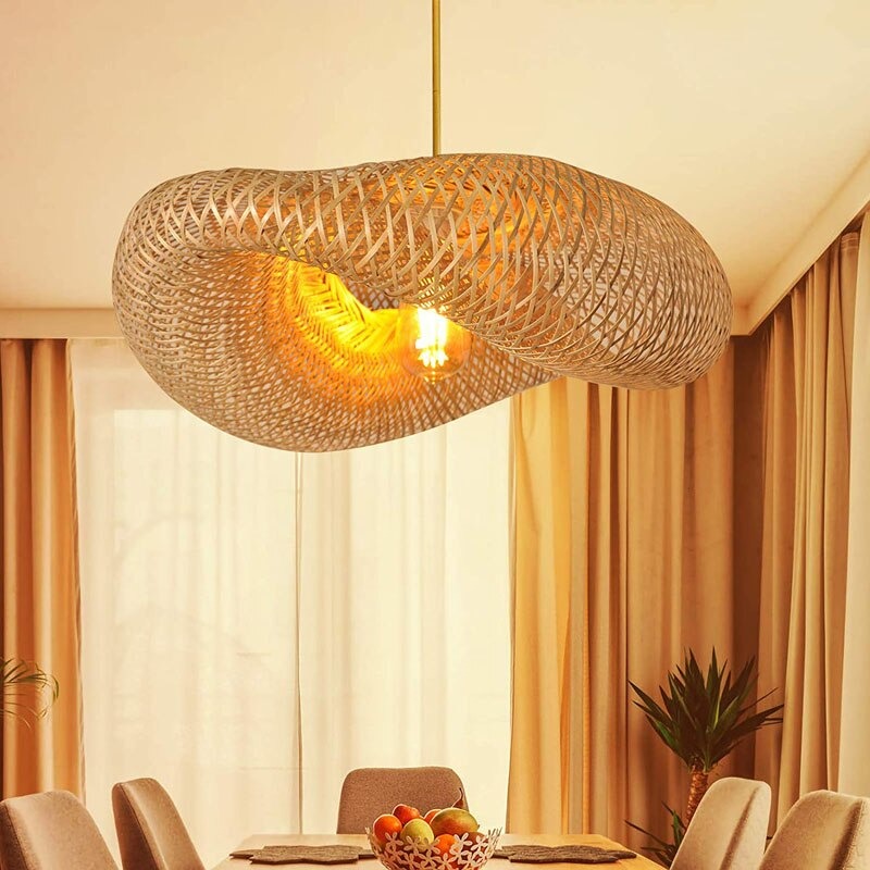 Rattan Chandelier | NIDOISEAY