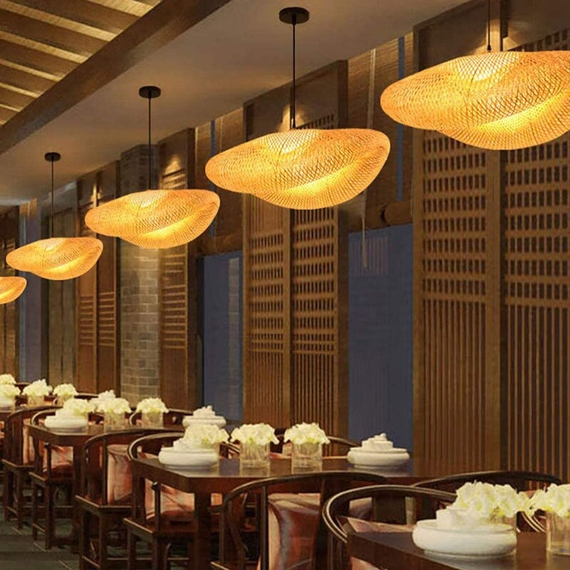 Rattan Chandelier | NIDOISEAY