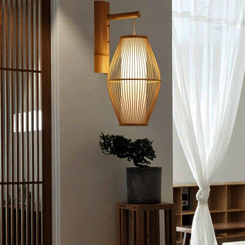 Bamboo wall lights | A.K.A