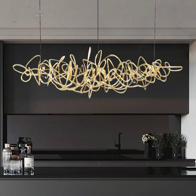 LED design chandelier | Woodn