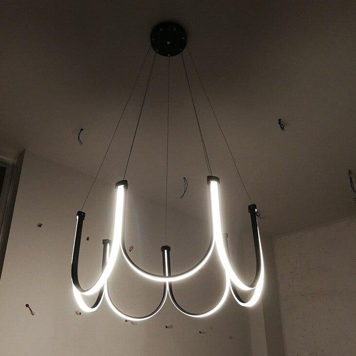 LED design chandelier | Unmalli