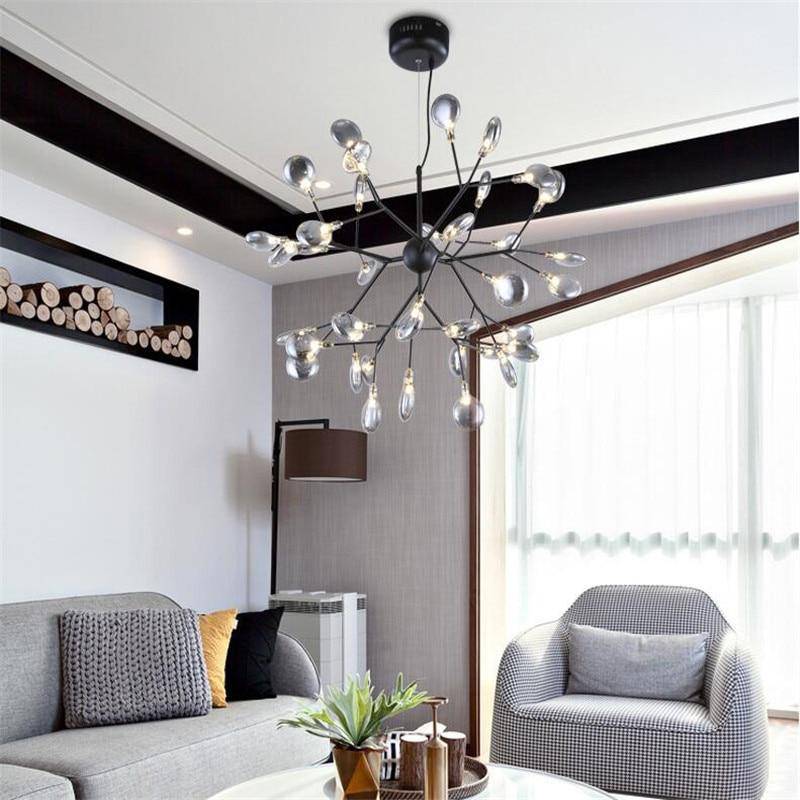 Designer LED Chandelier | LEAF