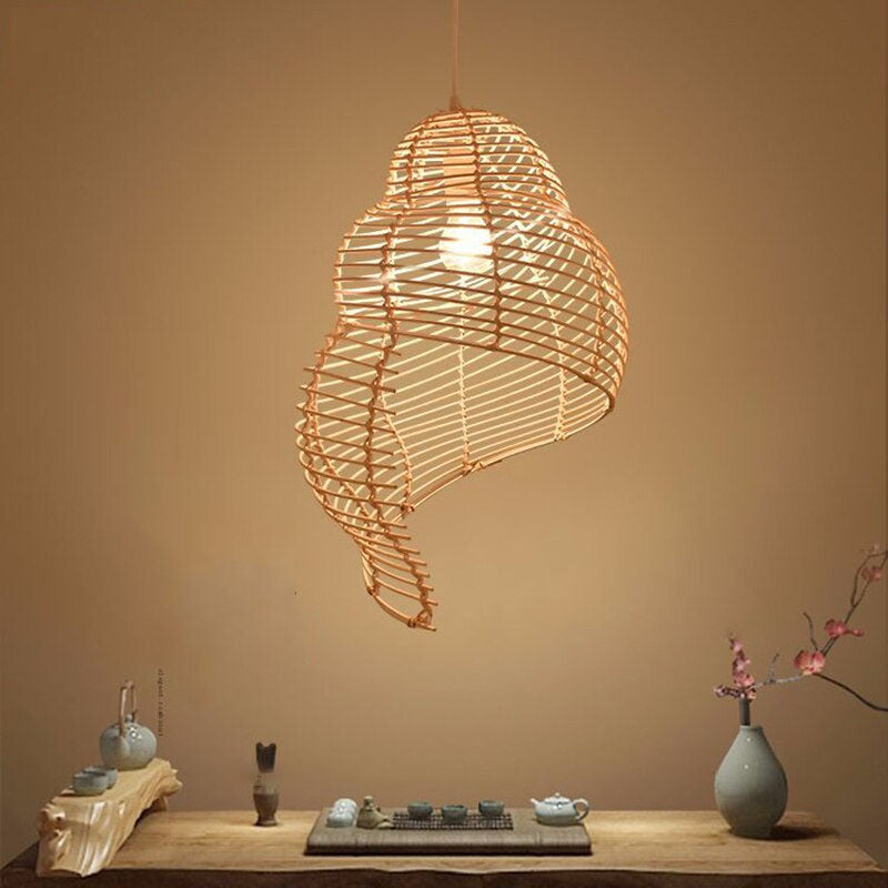 Rattan Shell Pendant Light | COQUILL - Moralgardenlab, Pendant Lights, moralgardenlab,, Moralgardenlab, moralgardenlab.com